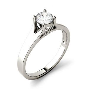 Forever One 1.50CTW Round Moissanite Solitaire 14K